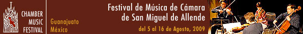 Festival de Musica de Camara San Miguel de Allende Guanajuato Mexico