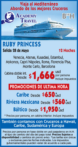 Cruceros para Navidad y A�o Nuevo