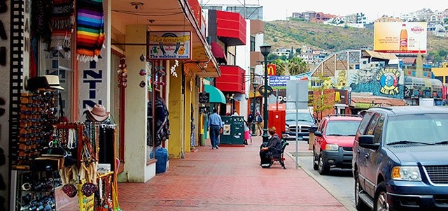 Calle Primera (traditional tourist zone of Ensenada)