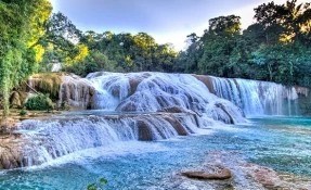 The Agua Azul Waterfalls
